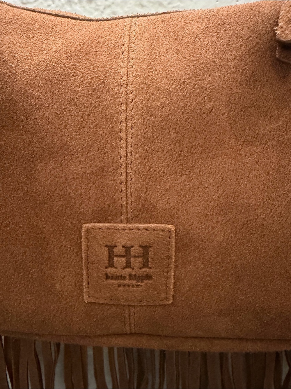 Haute Hippie Brown Suede Fringe Shoulder Bag - Picture 4 of 4